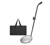 Widybord Specchi Di Ispezione Auto Specchi Di Ispezione Auto in Metallo con Luce e Maniglia Telescopica A Mano per Camion Sotto Veicolo 30 cm