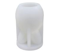 Widybord Stampo per candela coniglio pasquale stampo in silicone per la fabbricazione di candele, cioccolato, decorazione di torte, sapone, stampo in resina a 1 pz
