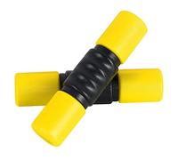 Widybord Strumenti di Percussione Shaker a Doppia Fila per Studio, Gruppo, Batteristi (Giallo)