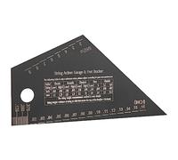 Widybord Strumento di livellamento dei per chitarra e basso, righello di misurazione in acciaio per liutaio
