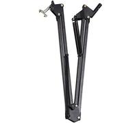 Widybord Supporto per microfono Supporto a supporto per supporto a sfera base mobile microfono supporto a bilanciere clip accessori