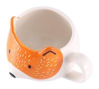 Widybord Tazza da caffè in Ceramica a Forma di Volpe Modello Animale casa Cucina Ufficio Succo Latte Tazza