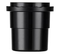 Widybord Tazza dosatrice per caffè in plastica, strumento Baristas, dosatrice per tazza per sniffer il caffè da 58 mm, dispenser di polvere, nero