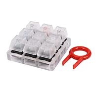 Widybord Tester Tastiera acrilica 9 campionatore di in plastica Trasparente per interruttori Cherry MX