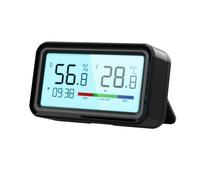 Widybord Tuya Smart WiFi Sensore di Temperatura e Umidità Termometro e Igrometro Senza con Allarme di Collegamento remoto LCD per - B Facile Installazione
