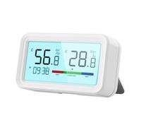 Widybord Tuya Smart WiFi Sensore di Temperatura e Umidità Termometro e Igrometro Senza con Allarme di Collegamento remoto LCD per - Facile da usare