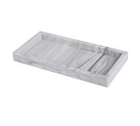 Widybord Vassoio da banco e da toeletta, 20,3 x 10,2 cm, in silicone, per bottiglie di sapone, riutilizzabile,