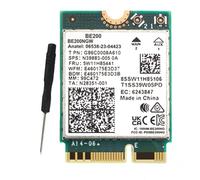 Widybord WiFi 7 BE200 BE200NGW Scheda WiFi + Cacciavite BT 5.4 802.11AX Tri-Band M.2 NGFF Adattatore di rete senza per Win10/11 Installazione facile