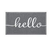 Widybord Zerbino Hello Interno Esterno Antiscivolo Ultra Assorbente Fango Zerbino Facile da Pulire