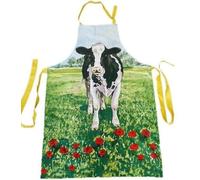 Wiebe van der Zee Grembiule con mucche di mucca - 70 x 100 cm, Multicolore, 70 x 100 cm