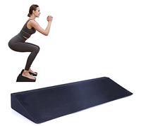 wiedao Blocco con Cuneo per Squat Lungo, Blocchi con Cuneo per Yoga in Eva, tavola inclinata per Squat per Powerlifting, deadlifting, Allenamento con i Pesi, Squat con bilanciere e Kettlebell (50 cm)