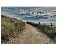 Wieder an der Nordsee (Tischkalender 2026 DIN A5 quer), CALVENDO Monatskalender: Nordsee, wild, weit, wunderschön
