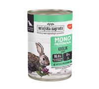 WIEJSKA ZAGRODA Cibo umido monoproteico con coniglio per cani 400 g
