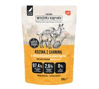 Wiejska Zagroda Dog Adult in busta 500 g - Capra con selvaggina