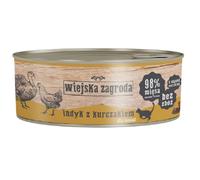WIEJSKA ZAGRODA Kitten Scatola di tacchino e pollo da 85 g per gattini