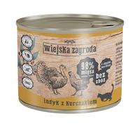 WIEJSKA ZAGRODA Kitten Tacchino e pollo per gattini 200 g