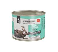 WIEJSKA ZAGRODA Monoproteico Coniglio cibo umido per gattini 200 g