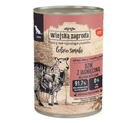 WIEJSKA ZAGRODA Sapori del bosco Cinghiale con agnello cibo umido per cani anziani 400 g