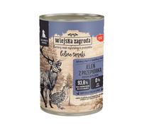 WIEJSKA ZAGRODA Sapori di Bosco Cervo con Quaglia cibo umido per cuccioli 400 g