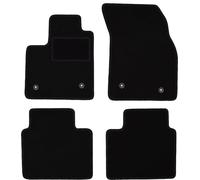 Wielganizator Automatte - Adatto per Ford Focus MK4 berlina, station wagon, torneo, Turnier Active 2018 - velluto - accessori auto - pratico zerbino auto - 4 pezzi - nero
