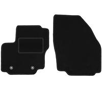 Wielganizator Automatte - Adatto per Ford Galaxy MK2 Minivan 2006-2011 - Velluto - Accessori Auto - Tappetini Auto - 2 Pezzi - Nero