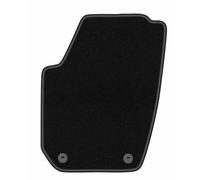 Wielganizator BASIC tappetino conducente in moquette compatibile con Skoda Fabia II hatchback, station wagon 2007-2014 - 1 pezzo, nero