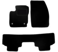 Wielganizator Carlux Tappetini in velluto nero per Ford Tourneo Courier Kombivan 2014 - 3 pezzi