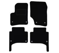 Wielganizator Carlux, tappetini in velluto nero per Porsche Cayenne I SUV 2002-2010, 4 pezzi