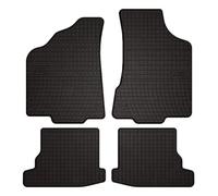 Wielganizator SolidPRO Tappetini in gomma adatti per Volkswagen Polo III FL 6N2 (1999 - 2001) | Qualità: Premium - Vestibilità precisa antiscivolo, 4 pezzi, colore nero