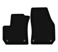 Wielganizator Tappetini anteriori in velluto adatti per Opel Zafira B (2005 - 2014) | Qualità: base - vestibilità precisa - fondo antiscivolo - 2 pezzi - nero