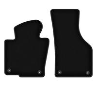 Wielganizator Tappetini anteriori in velluto adatti per Volkswagen Passat B6 (2005-2010) | Qualità: base - vestibilità precisa - fondo antiscivolo - 2 pezzi - nero