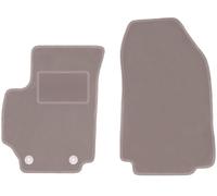 Wielganizator Tappetini anteriori in velluto beige per FIat Croma II (2005-2011) tappetini combinati beige su misura per auto, set da 2