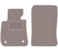 Wielganizator Tappetini anteriori in velluto compatibili con BMW 3 E92 Coupé 2004-2011 - Buona qualità - Set di 4 tappetini anteriori in velluto beige
