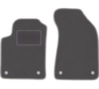 Wielganizator Tappetini anteriori in velluto grafite per Lancia Delta III (2008-2014) berlina tappetini per auto in grafite set di 2 pezzi su misura
