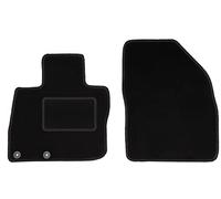 Wielganizator Tappetini anteriori per auto in velluto nero su misura per Honda Civic VIII Hatchback (2006-2012), 2 pezzi