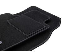 Wielganizator Tappetini anteriori per auto in velluto nero su misura per Nissan Pulsar C13 Hatchback (2014)