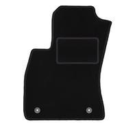 Wielganizator Tappetino per conducente, di colore nero, adatto per: Fiat Doblo II (2009 - 2020), tappetino lato conducente in velluto