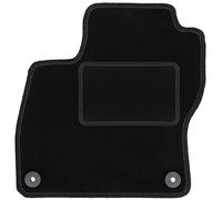 Wielganizator Tappetini auto in velluto su misura, compatibili con Ford Focus MK3 (2010-2018) Hatchback, Sedan, station wagon, lato conducente, tappetino in velluto nero, 1 pezzo