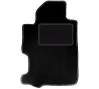 Wielganizator Tappetini auto in velluto su misura, compatibili con Honda FR-V Minivan 2004-2009 - Velluto - Accessori Auto - Pratico Zerbino Auto - 1 pezzo - Nero
