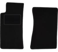 Wielganizator Tappetini auto in velluto su misura, compatibili con Mazda MX-5 II NB Cabrio 1998-2005 - Velluto - Accessori Auto - Pratico Zerbino Auto - 2 Pezzi - Nero