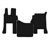 Wielganizator Tappetini auto in velluto su misura, compatibili con Mercedes Actros MP4 (2011) | Qualità: base - vestibilità precisa - fondo antiscivolo - 4 pezzi - nero