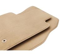 Wielganizator Tappetini auto in velluto su misura, compatibili con Rover Sport II SUV - Beige gommato - Set anteriore - Completo anteriore