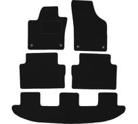 Wielganizator Tappetini auto in velluto su misura, compatibili con Volkswagen Sharan II Minivan 2010, 5 pezzi