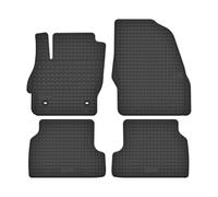 Wielganizator Tappetini in gomma su misura, compatibili con Ford Focus MK2 (2004-2011) station wagon, berlina, utilitaria neri su misura adattamento ottimale