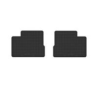 Wielganizator Tappetini in gomma su misura, compatibili con Jeep Wrangler III JK (2006 - 2017), set da 2 pezzi, migliore vestibilità rispetto all'universale, colore nero