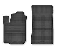 Wielganizator Tappetini in gomma su misura, compatibili con Lancia Delta III (2008-2014) Hatchback, set da 2 pezzi, solo anteriori, migliore vestibilità rispetto ai tappetini universali, colore nero