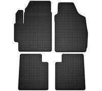 Wielganizator Tappetini in gomma su misura, compatibili con Lancia Ypsilon III (2011) Hatchback | Set da 4 pezzi | Migliore vestibilità rispetto ai tappetini universali | Nero