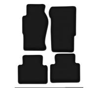 Wielganizator Tappetini in velluto adatti per Nissan Patrol Y61 GU GR (1998 - 2004) | Qualità: Basic - Vestibilità precisa, antiscivolo, 4 pezzi - Nero