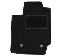 Wielganizator Tappetino conducente di colore nero, adatto per: Toyota Corolla E12/E13 Hatchback, station wagon, berlina (2002-2007), lato conducente