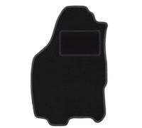 Wielganizator Tappetino conducente nero su misura adatto per: Lancia Ypsilon II Hatchback (2003-2011) tappetino lato conducente in velluto